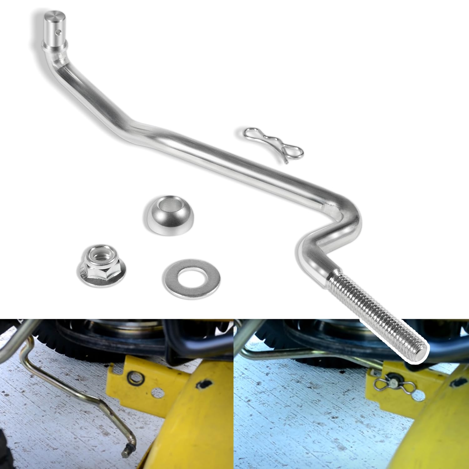 GX20497 Kit de bras de tirage avant / GX20497 Kit de liaison pour tracteur tondeuse John Deere 102 115 125 155C D155 LA L100 L120 L130 LA120 D140 X S E Series