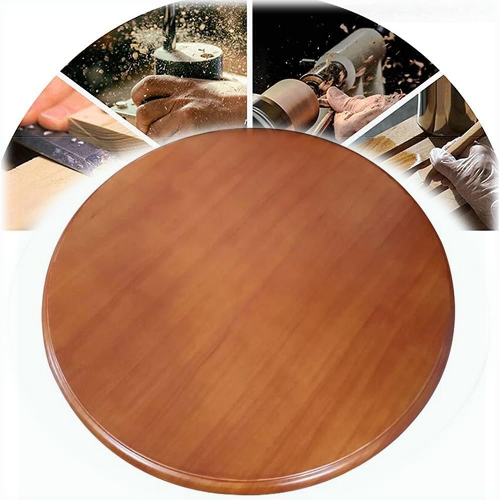 Glass Lazy Susan Kitchen Glass Lazy Susan for Dining Table, 30in 40in Large Rotating Serving Tray Rotatable Wooden Serving Plate Smooth Silent (Color : Begonia, Size : 80cm/30inch)