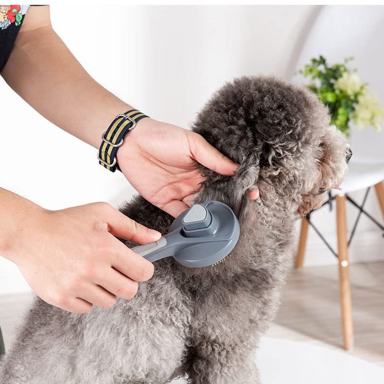 Pet Grooming Care Comb Automatic Fading Dog Accessories Self-Cleaning Knotted image 5