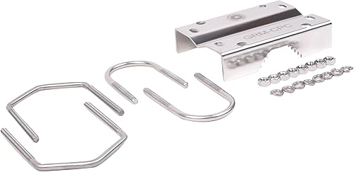 Miniatura 5 de Soporte de antena cruzada de acero inoxidable resistente | Kit GRA‑GRM‑CPC para barandilla, poste y mástil - Secure MINO/Yagi TV, estación