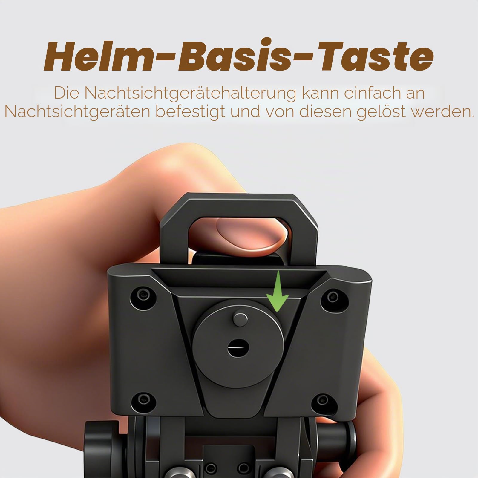 Helmhalterung Nachtsichtbrille Nylon Helmhalterung Einstellbare Vollnylon Taktische Helmhalterung für L4G24