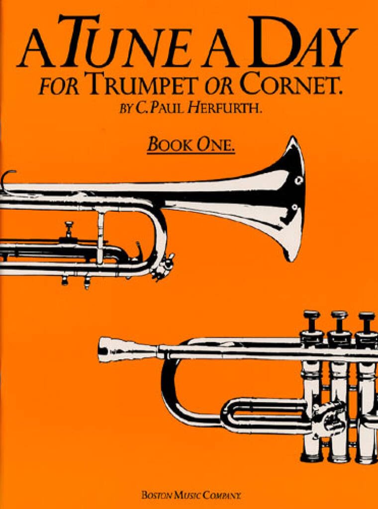 Partition A Tune a Day Cornet or Trumpet Book 1 méthode de musique