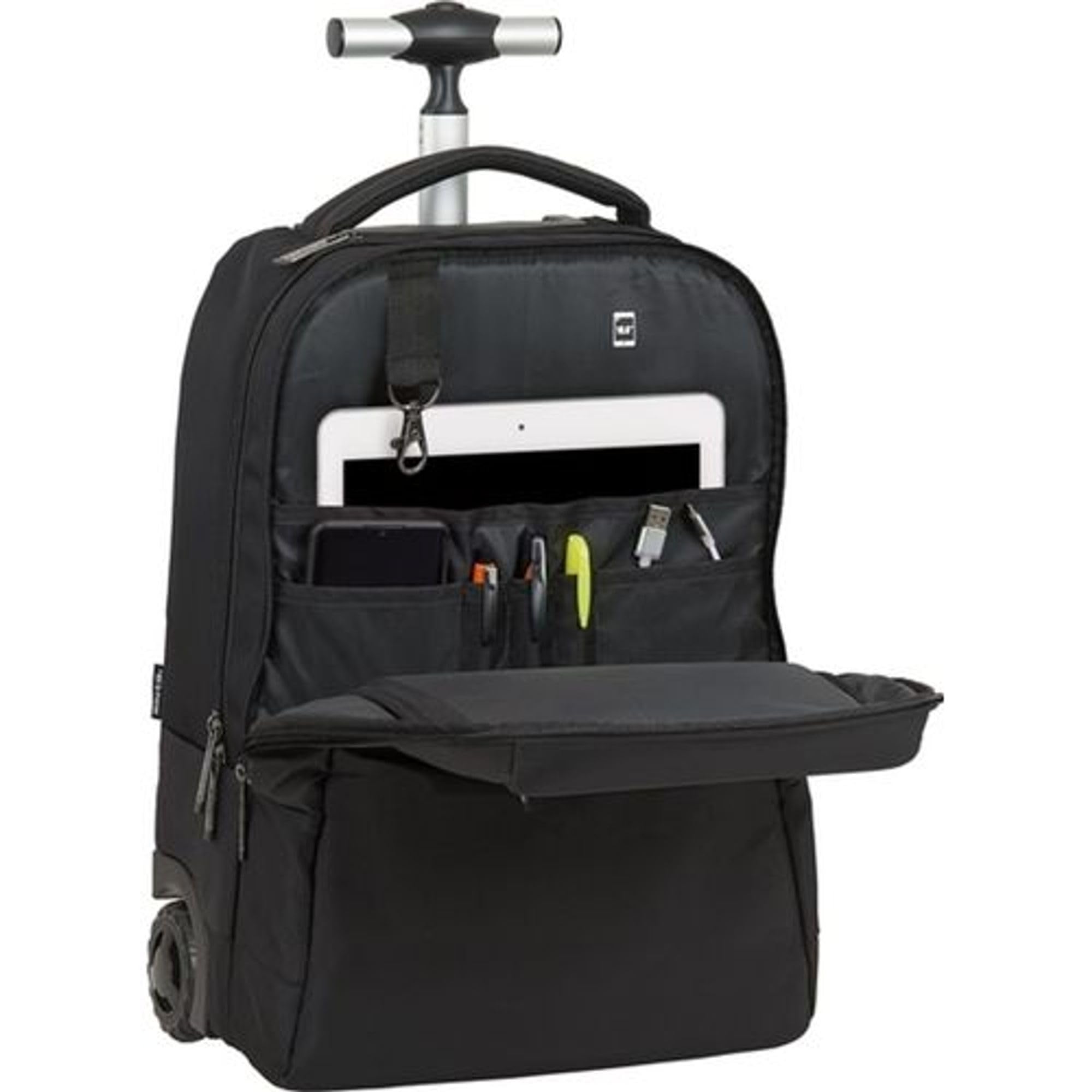 SAFTA | Zaino per laptop da 13,3 pollici Business Black Design Executive - Zaino portatile con porta USB e scomparto imbottito, leggero e funzionale