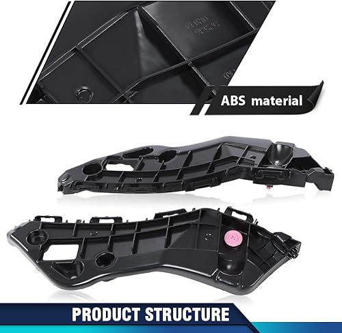 Miniatura 2 de PIT66 Juego de 2 retenedores de parachoques delantero compatibles con Toyota RAV4 (submodelo LE, Limited, XLE) 2013-2014Compatible con Toyota RAV4