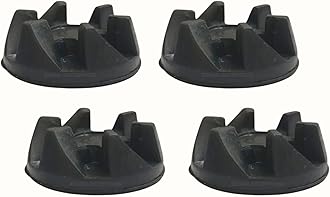 Mixer & Grinder Jar Coupler Compatible for SUJATA Rubber Coupler Replacement Parts (Pack of 4 U Jars Couplers) (Black Color).