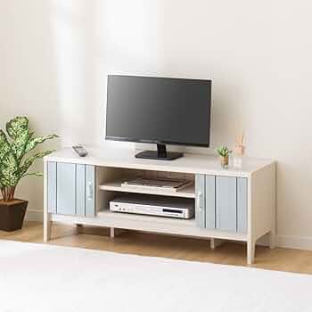 ニトリ　テレビボード　ローボード　マリーナ 4511D WW&BL ニトリ/組立済】ローボードマリーナ 4511D WW&BL - メルカリ