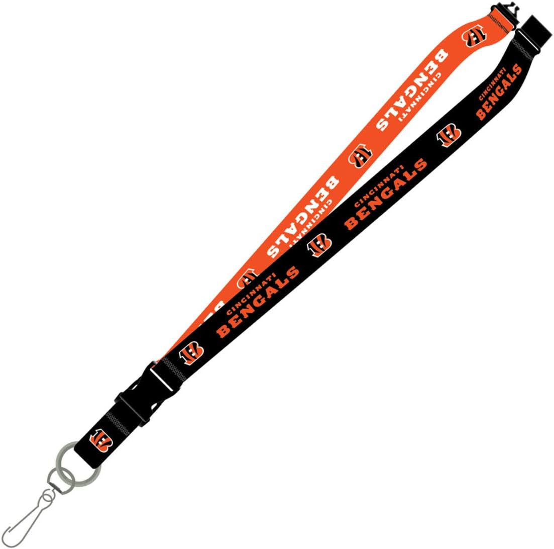 Pro Specialties Group NFL Team Two Tone Lanyard with Detachable Clip/Key Ring