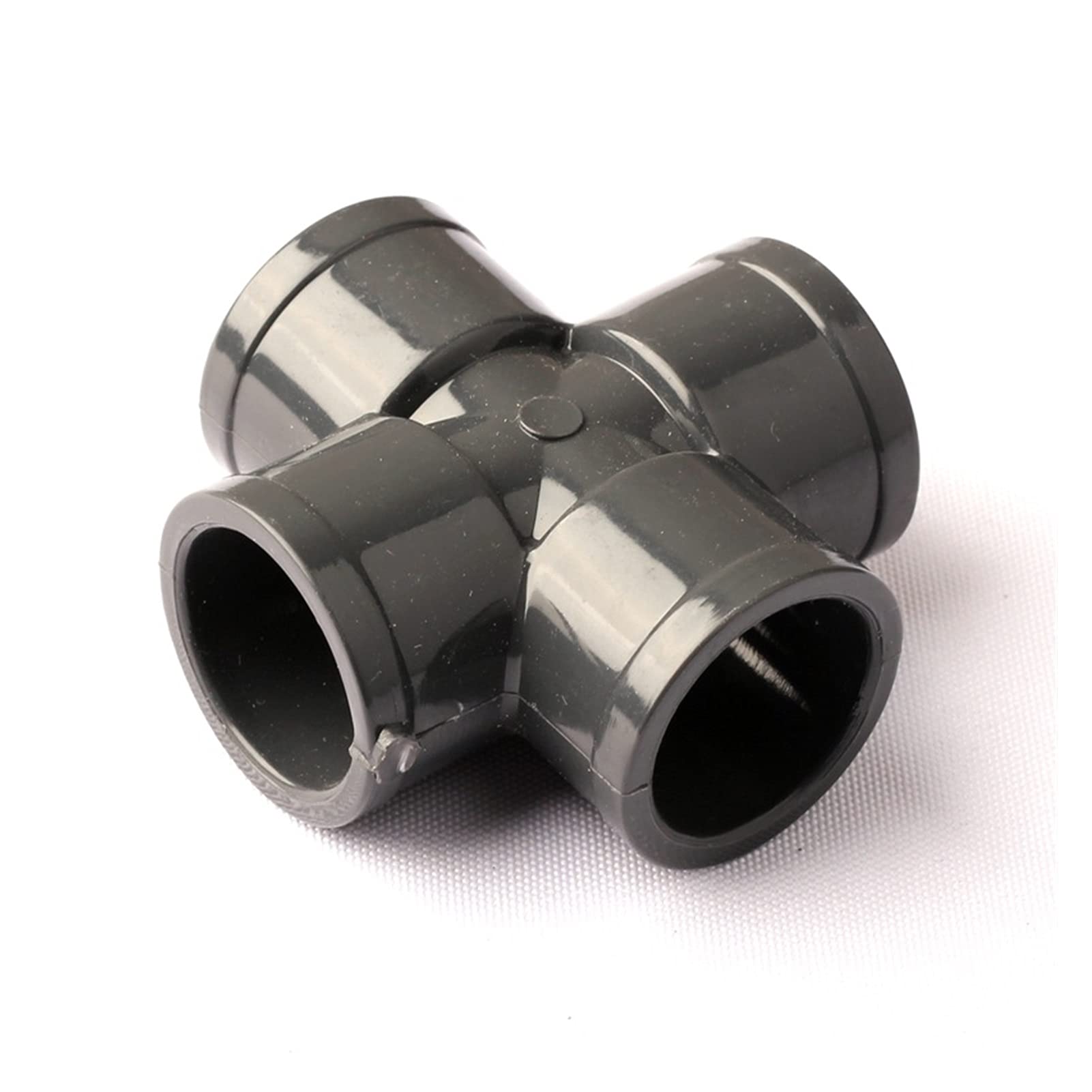 Connecteur transversal UPVC 25 mm à quatre voies en plastique épais de haute durabilité