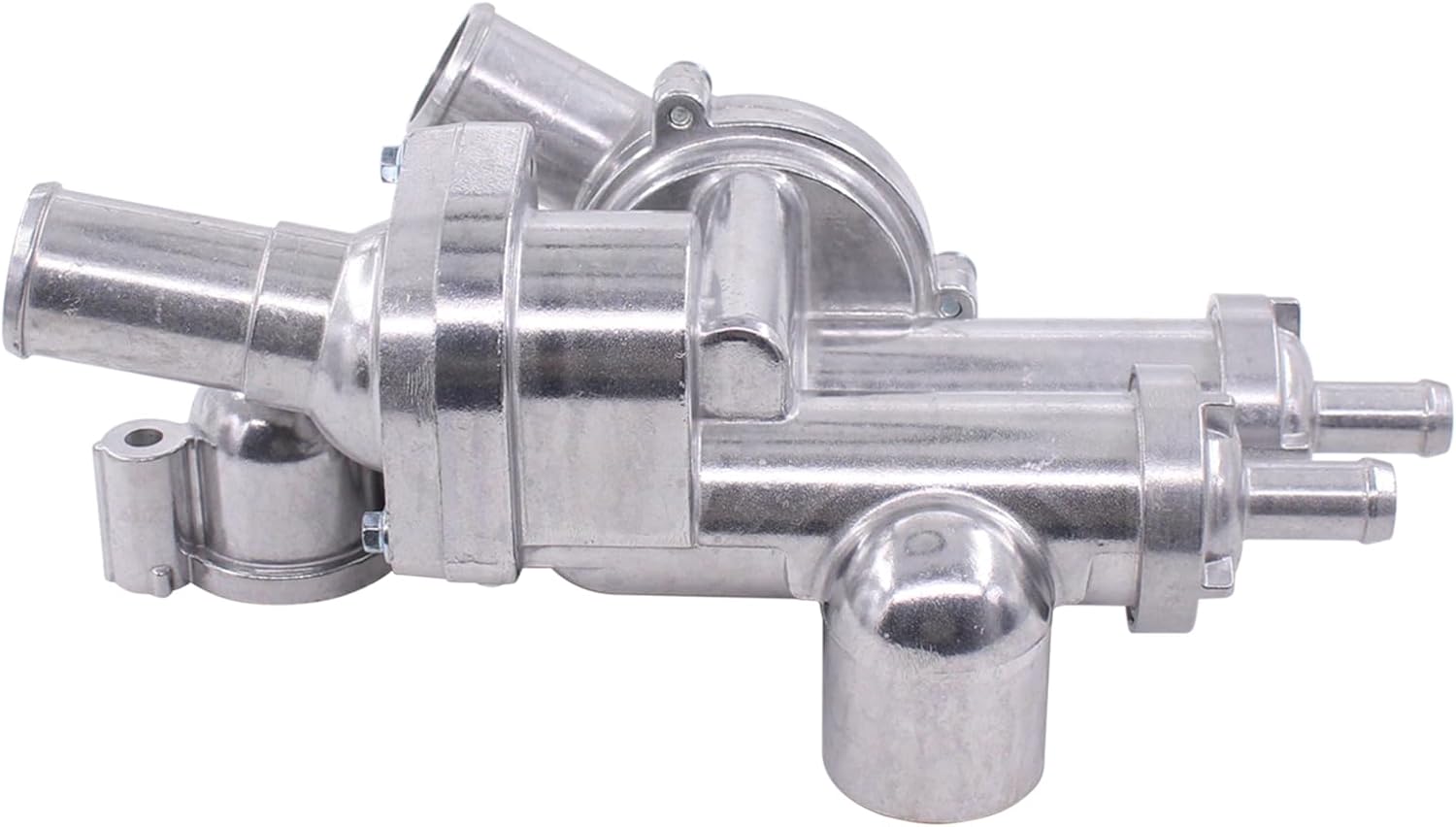 MOTOKU Aluminum Coolant Thermostat Housing Assembly for Dodge Journey Avenger Caliber Jeep Compass Patriot Chrysler 200 Sebring with Temperature Sensor Gasket