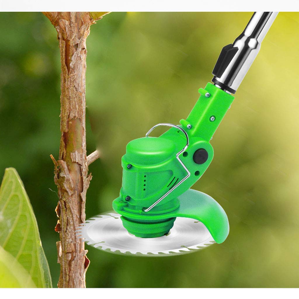 Cortadora de césped eléctrica inalámbrica Ligera, cortadora de césped inalámbrica, Incluye 1 Hoja de Sierra Circular de 20 cm, 1 Hoja, 5 Hojas de plástico