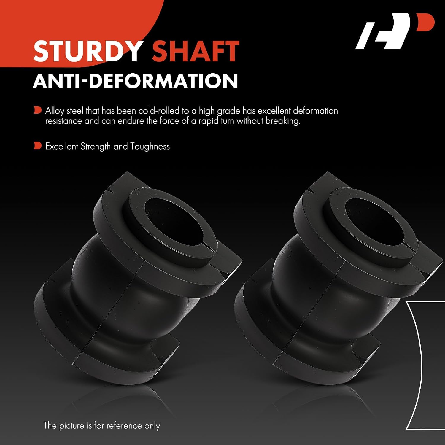 A-Premium 2 x Front To Frame Sway Bar Bushing Kit, Compatible with Dodge Avenger 2008-2010 & Chrysler Sebring 2007-2010