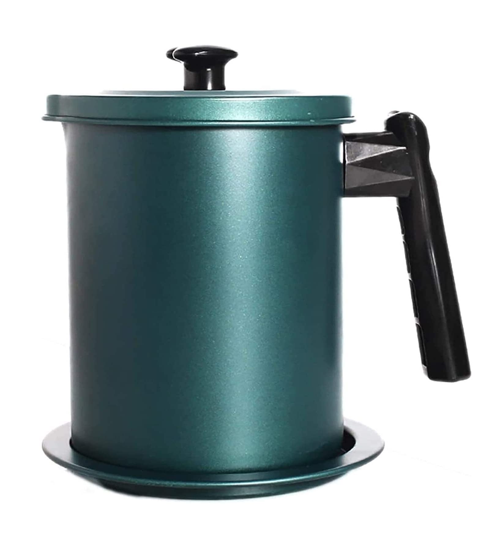 Dispensador de aceite y vinagre de 1,7 L, olla de almacenamiento de cocina a prueba de polvo, contenedor de grasa para aceite y vinagre, perfecto para cocinar y aderezos de ensalada, boquilla fácil de