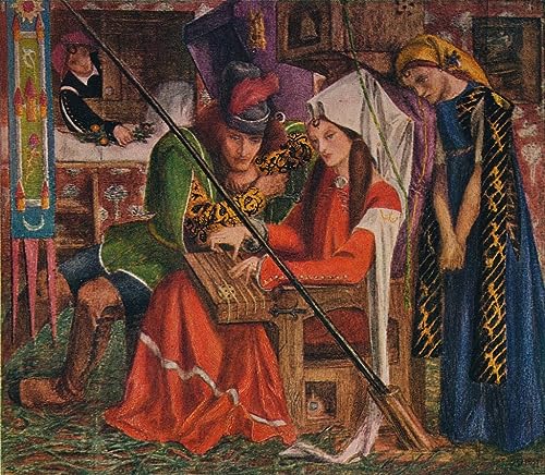 Affiche impression d'art l'air des sept tours Rossetti image sur toile