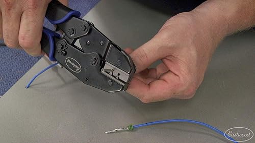 Miniatura 5 de Eastwood Crimp-Right - Kit de crimpado de conector hermético para virola de crimpado, alicates de crimpado, pelacables y conectores Kit de