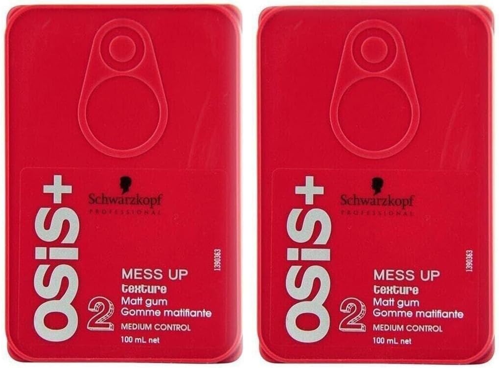 OSiS+ 2'li Saç Şekillendirici Mat Krem Wax - Mess Mat Up Gum 2 X 100 Ml, 1234500000001