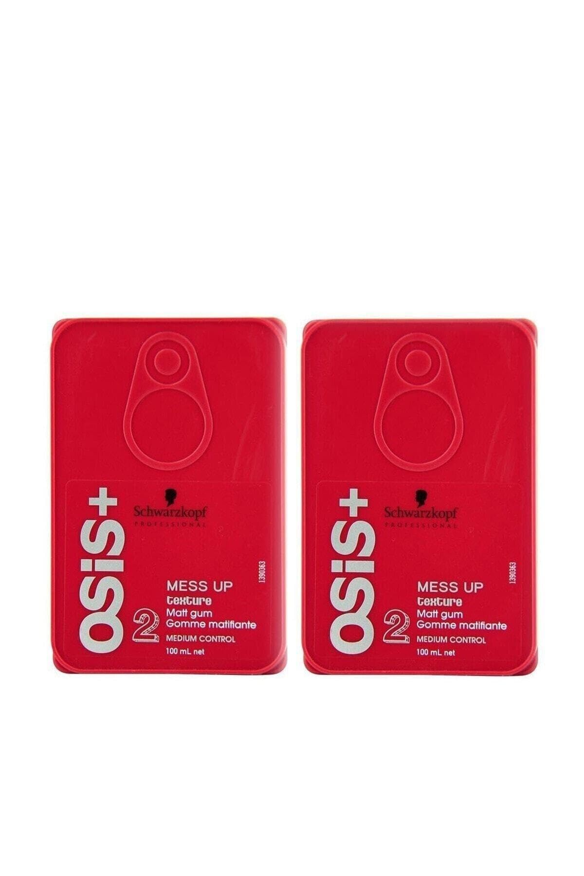 OSiS+ 2'li Saç Şekillendirici Mat Krem Wax - Mess Mat Up Gum 2 X 100 Ml, 1234500000001