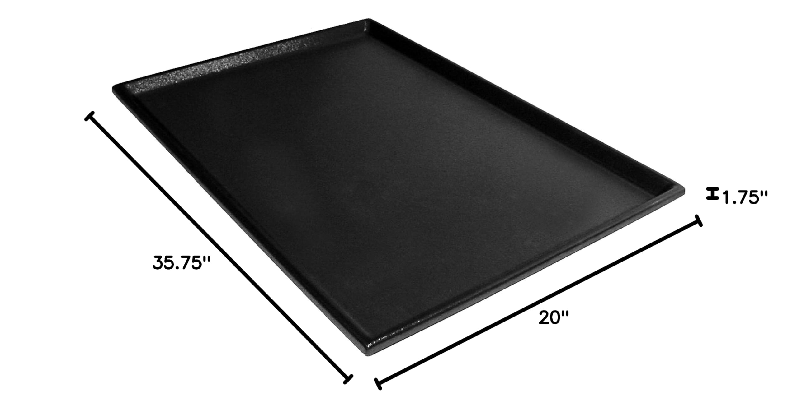 MidWest Homes for Pets Replacement Pan 36 Inch Long Midwest SUV Dog Crate; 35.44L x 20.08W x 1.19H Inches; 23PAN; Black product thumbnail 7