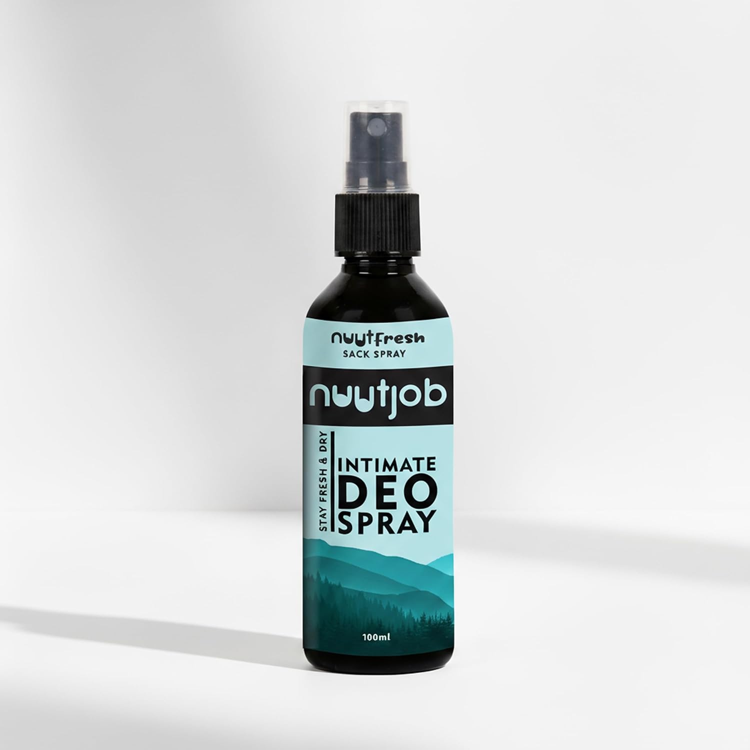 Nuutjob NuutFresh Intimate Deo Spray for Men (100ml) | Anti-Itch Sack Spray with Tea Tree, Witch Hazel & Green Tea | Alcoh...