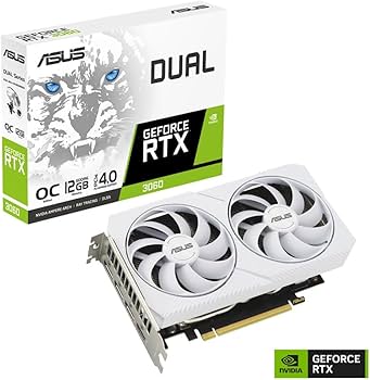 新品未使用: GeForce RTX 3060 12GB ホワイトカラー Amazon | ASUS デュアル GeForce RTX TM 3060 ホワイト OC