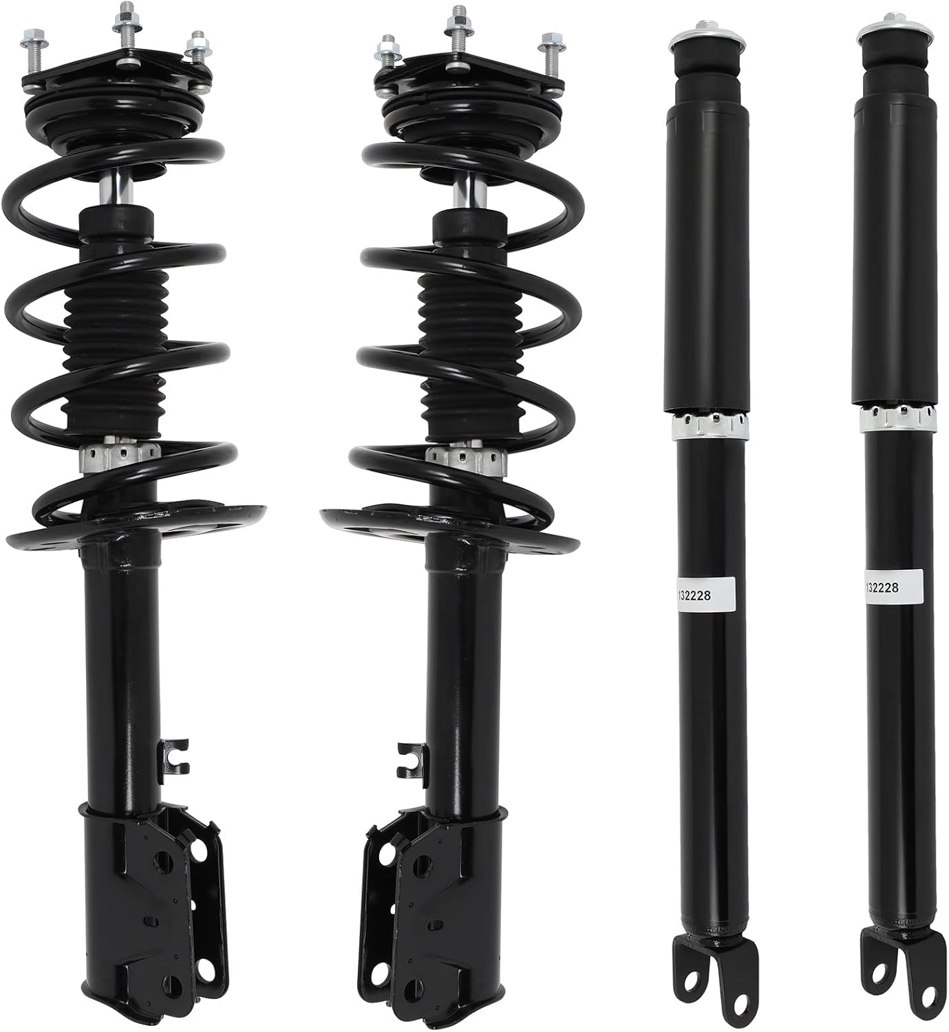 Front and Rear Complete Struts Assembly Shock Absorbers w/Coil Spring Fits 2011-2012 for Ford Explorer Replace 172620 911330 (Set of 4)