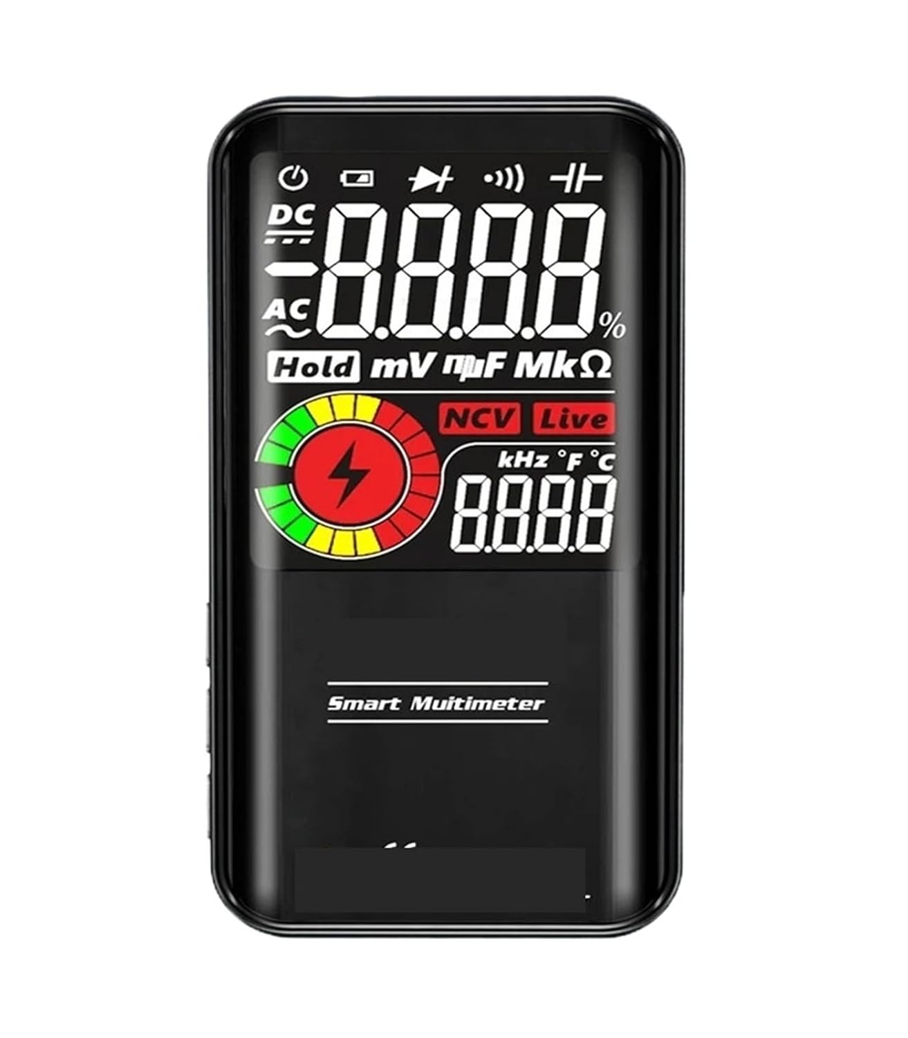 Digital multimeter, Tester T-RMS, DC/AC Voltage and capacitance(S20- Test-Lithium)