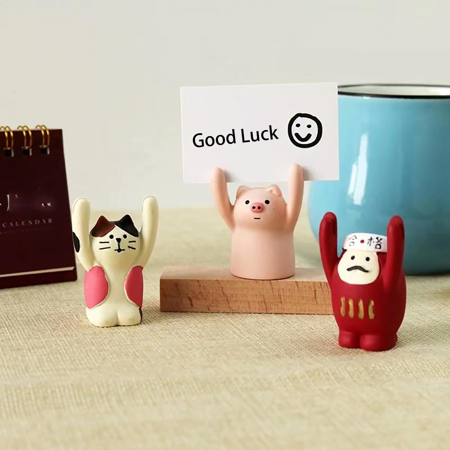 RRRuo Animal Photo Holder Memo Clips - 6 Piece Hedgehog & Elephant Note Holders For Desk, Wedding, Party Decor - View #10