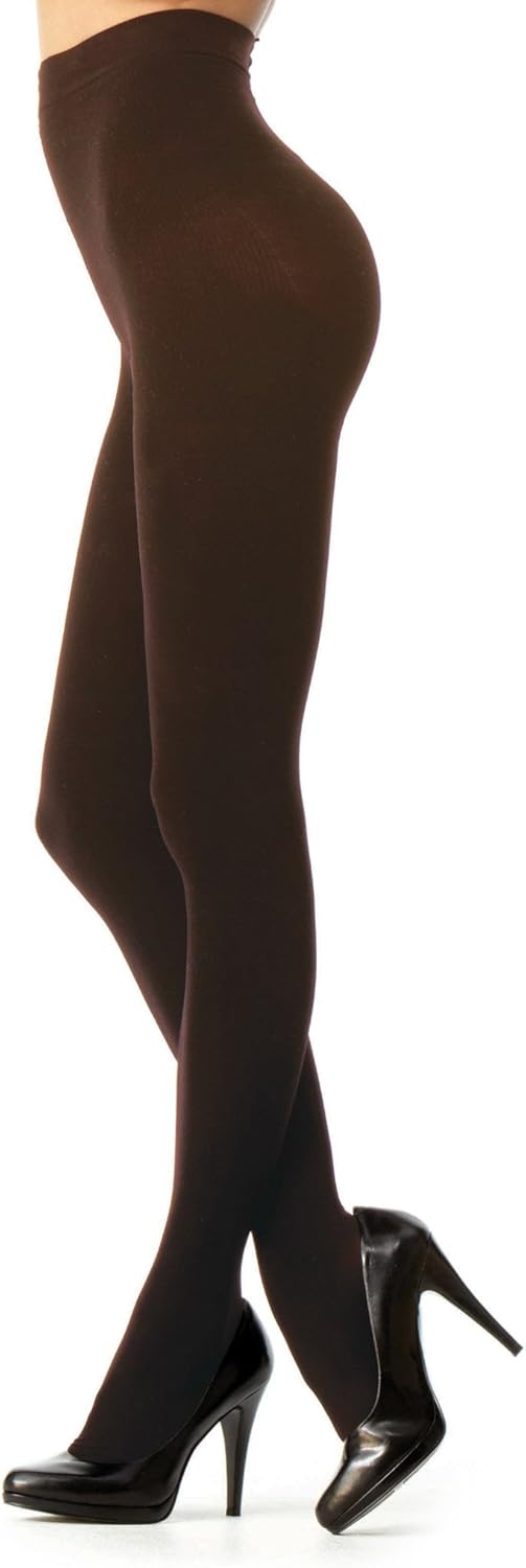 MeMoi Perfectly Opaque Tights, Comfortable and Smoothing Control Top Tights, 40 Denier Opaque Finish - Sizes S-Q2 - Image 2