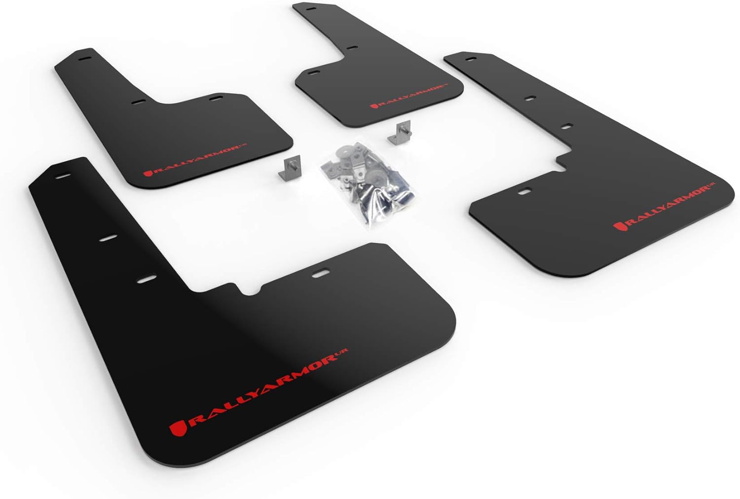 Rally Armor UR Black Mud Flap w/Red Logo FITS 20+ Subaru Outback MF66-UR-BLK/RD