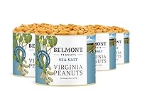 Vista 29 de Belmont Peanuts Cacahuetes de Virginia con sabor a sal marina gourmet y pimienta negra, 25 oz (2 Pack) – Solo 4 ingredientes simples, sin