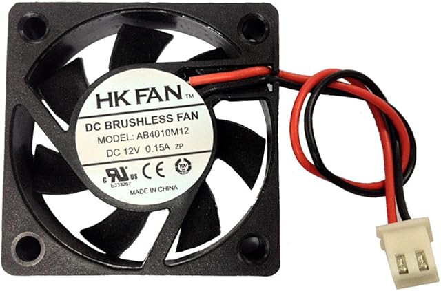 40mm x 40mm x 10mm 4010 12V 0.15A DC Brushless Ball Bearing Cooling Fan 2pin