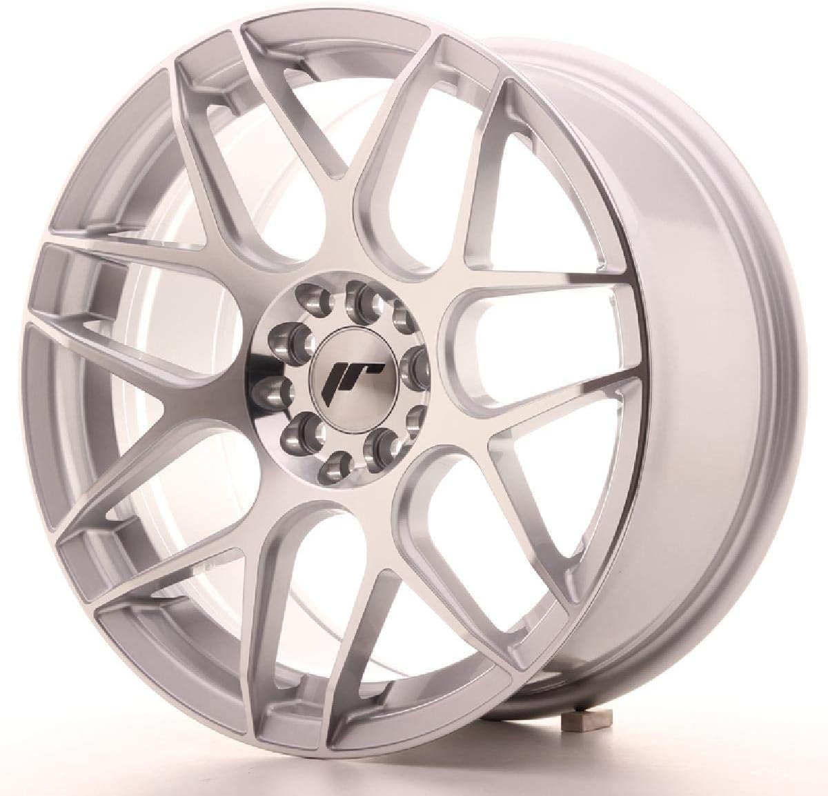 Japan Racing JR18 Silver Machined - 17x8 ET35 5x114.3/5x100 Alloy Rims (Competition)