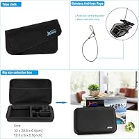 Vista 6 de Kit de accesorios para Gopro Hero 13 12 11 10 9 carcasa impermeable negra funda de silicona protector de pantalla de vidrio paquete para Go pro