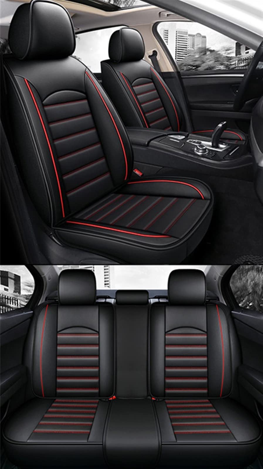JTWMTY Car Seat Cushion Covers For MITSUBISHI Outlander ASX Eclipse Cross Lancer Pajero Sport V93 Zinger Galant Triton protectors