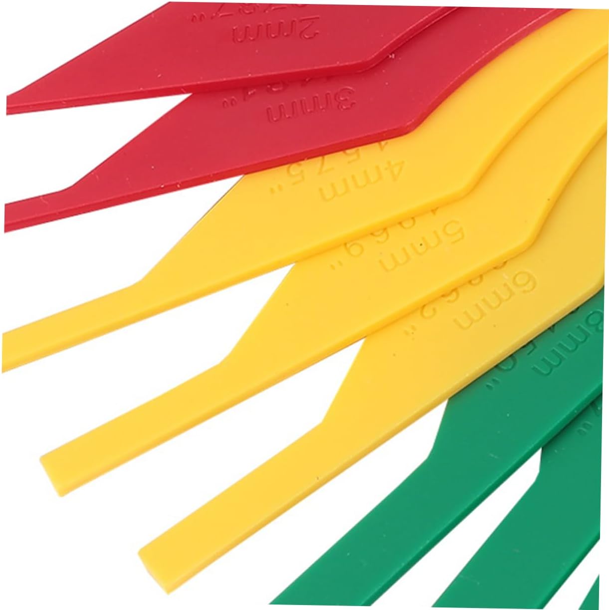 Mikinona 3pcs Brake Gauge Tool Kit for Accurate Brake Pad Measurement for Safe Vehicle Performance Easy to Use and Multifunctional