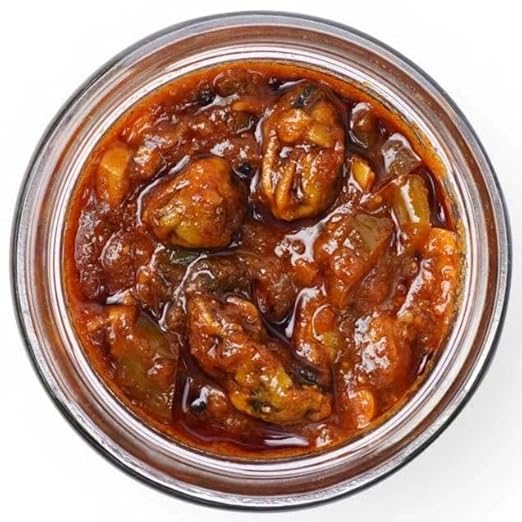 Foo Foods kallumakkaya Mussels Pickle Homemade 100% Natural Ingredients Traditional Kerala Recipe 400g