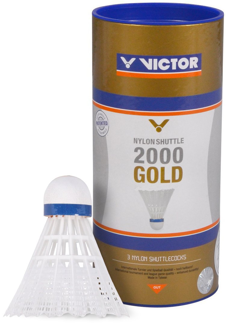 Victor Unisex's Gold Nylon Shuttle 2000, Medium, 100720