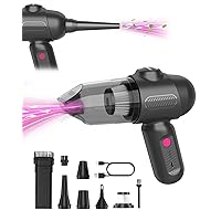 Aspirapolvere Portatile Senza Fili, 8kPa Aspirabriciole Potente Con Fili