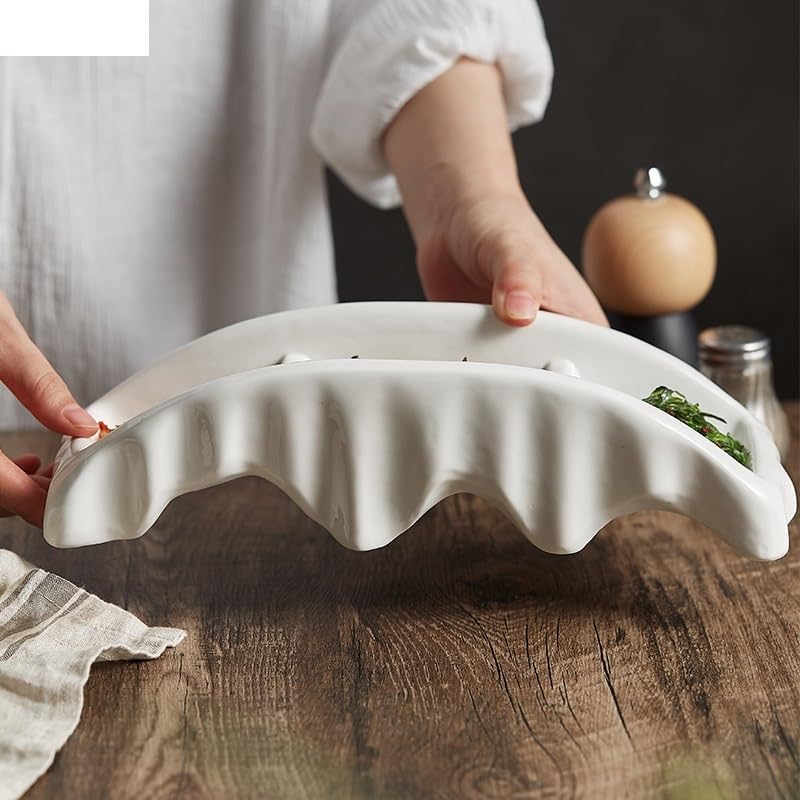 Talerze Ceramiczne Naczynia Na Przyprawy Jednokolorowe Sztućce Talerze Na Przekąski Talerz Kuchenny Do Gotowania Naczynie Na Przyprawy I Sosy Talerz Kuchenny Na Obiad Ta，A