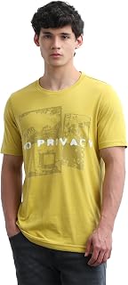 Flying Machine Men's Regular Fit T-Shirt | Printed | Tshirt for Man