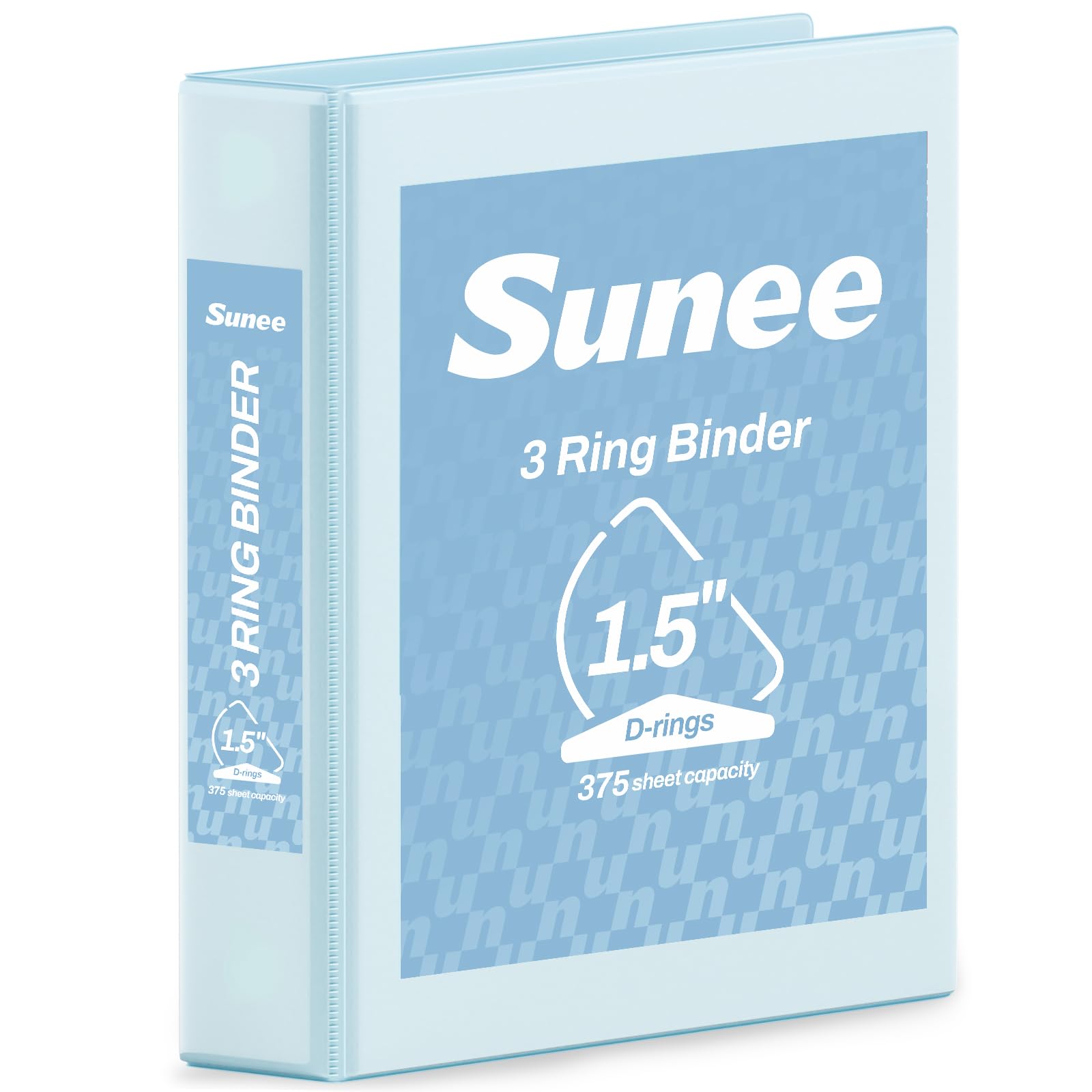 Photo 1 of SUNEE 3 Ring Binder 1.5 Inch D-Ring