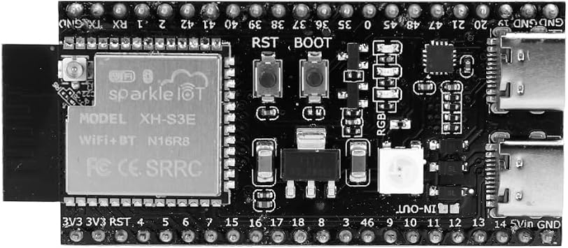 Solo Play ESP32-S3 Dual Type-C Development Board 2.4G Wifi Module S3-N16R8 Soldered