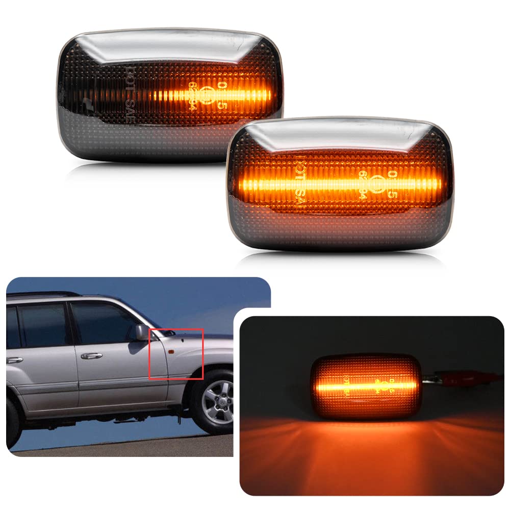 Buy Canbus Dynamic LED Side Indicator Repeater Lights for Toyota Land