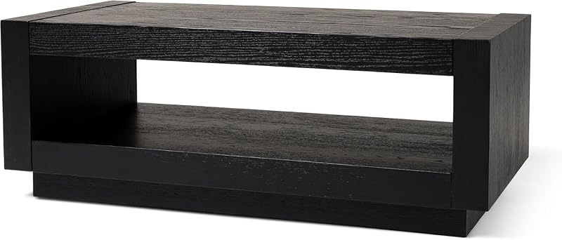 Maven Lane Artemis Black Wood Coffee Table — $255