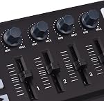 MIDI Controller, Portable Mini 25-Key USB Keyboard and Drum Pad MIDI Controller