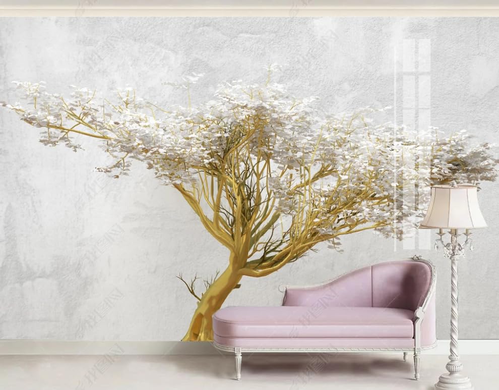 Papier Peint Intissé Arbre Poster Géant Mural pour Masquer Défauts Mur - 3