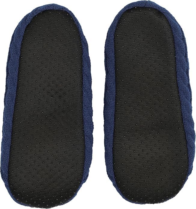 FOCO - Women's WNBA Big Logo Cable Knit Women's Footy Slippers (Los Angeles Sparks, US Footwear Size System, Adult, Women, Alpha, Medium, One Size)