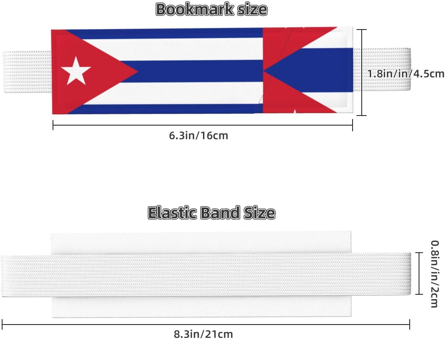 Cuban Flag Adjustable Leather Pen Holder Bookmark - Premium Pen Pouch For Notebooks And Journals image 3