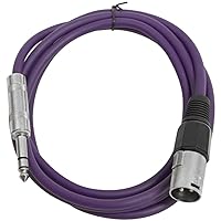 Vista 27 de Seismic Audio - SATRXL-M2 - Cable de conexión XLR negro de 2 pies macho a 1/4" TRS