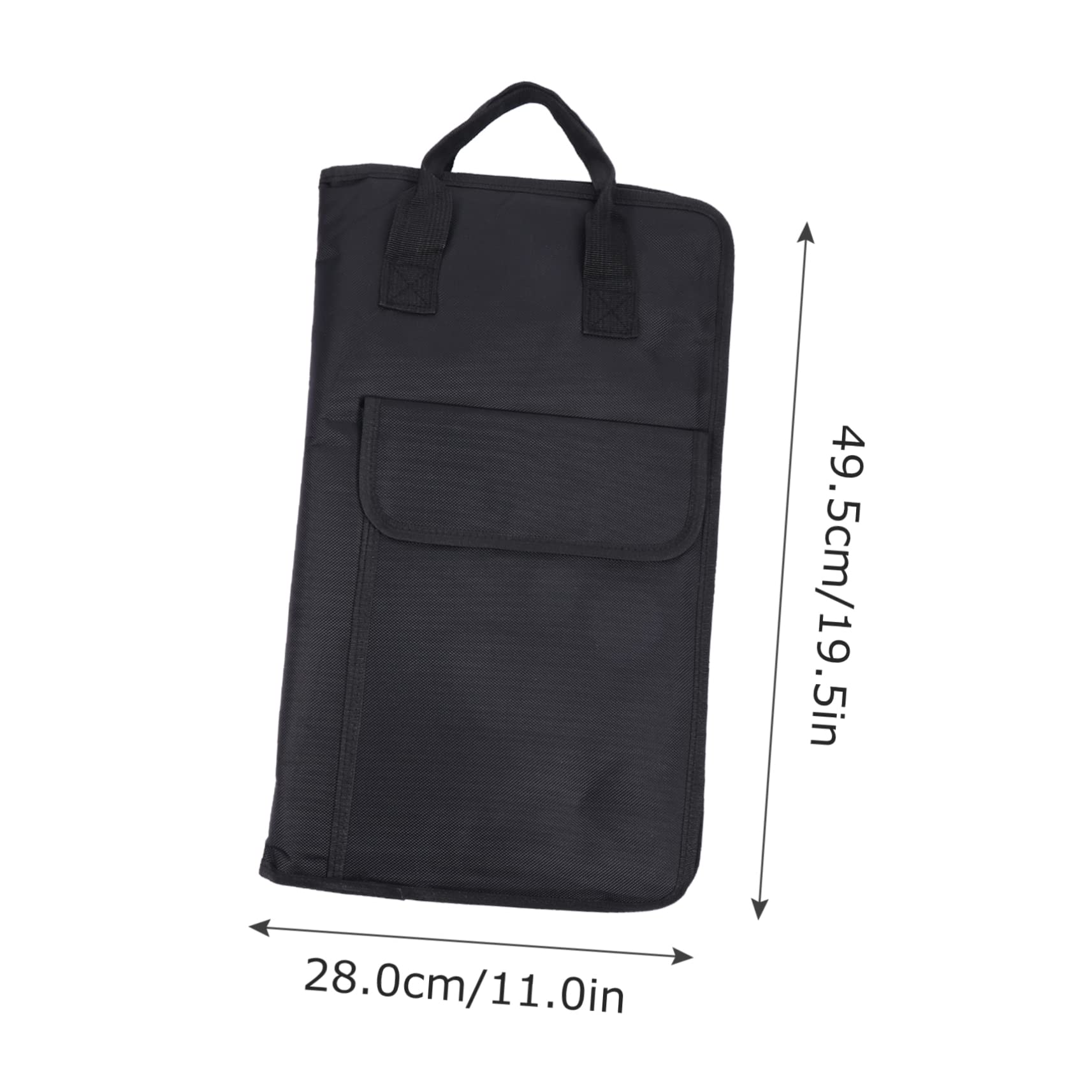 Garneck Drumstick Storage Bag Large Capacity Drumstick Holder Backpack Drum Gig Bag Oxford Cloth for Accessories