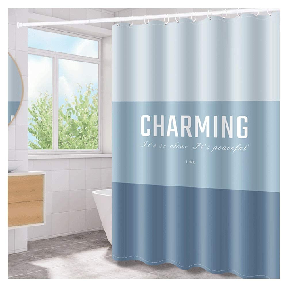 Rideau de bain en tissu épais 300x200cm pour éviter les éclaboussures